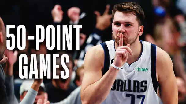 The BEST MOMENTS from Luka's 50 Point Games 🔥
