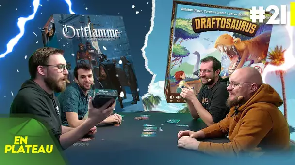 Découverte de 2 jeux nommés aux As D'Or (Oriflamme et Draftosaurus) | En Plateau #21