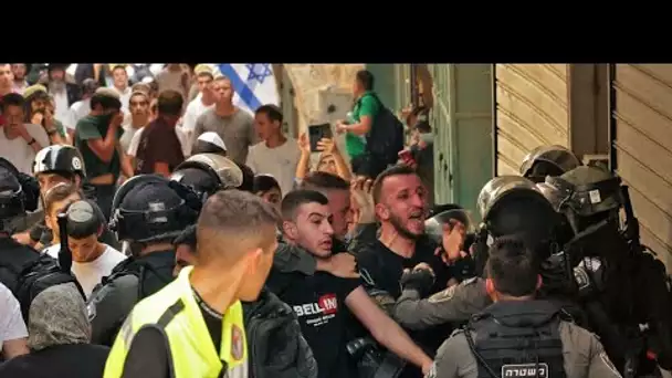 Israël : une journée sous tension à Jérusalem autour de la "Marche des drapeaux" • FRANCE 24