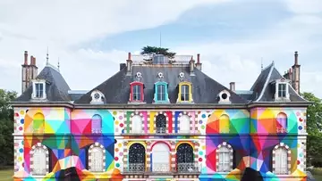 L’artiste Okuda San Miguel relooke le Château de la Valette