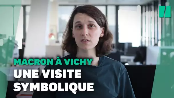 Emmanuel Macron à Vichy, une visite historique et politique