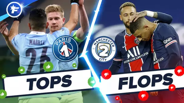 PSG-Man City (1-2) : De Bruyne et Mahrez giflent Paris, Neymar et Mbappé invisibles | Tops et Flops