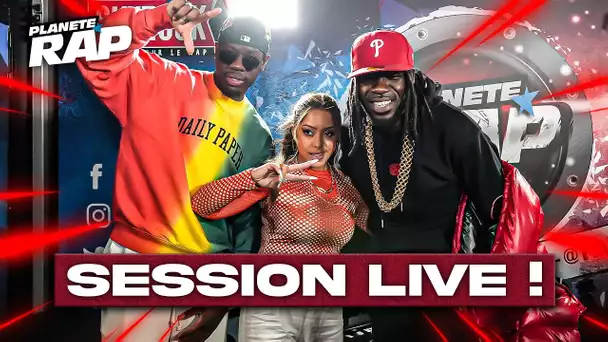 SESSION FREESTYLE avec Kim, Gazo & Franglish ! #PlanèteRap