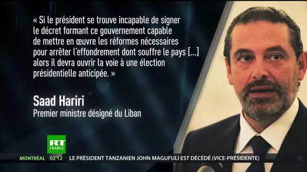 Liban : Michel Aoun demande à Saad Hariri de former un gouvernement