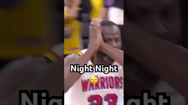 Draymond Green GETS UP ON THE SLAM & hits the “NIGHT NIGHT” Celly! 😴|#Shorts