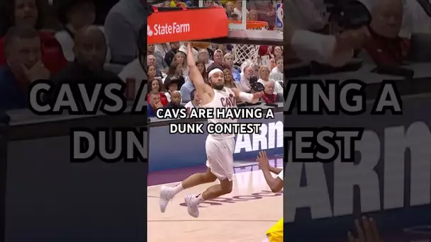 The Cavs are flying all around the court