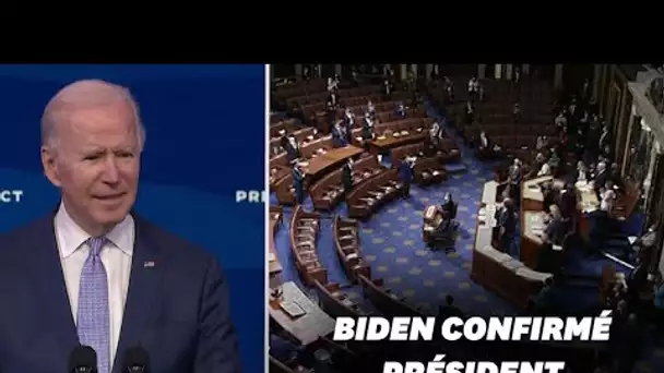 La victoire de Biden confirmée par le Congrès après le chaos au Capitole