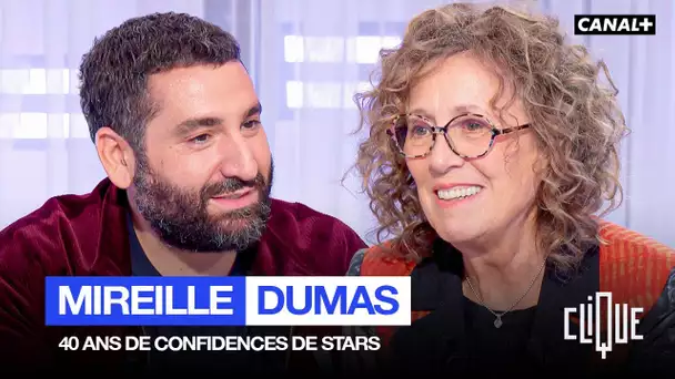 Mireille Dumas, la psy du PAF, est sur le plateau de Clique - CANAL+