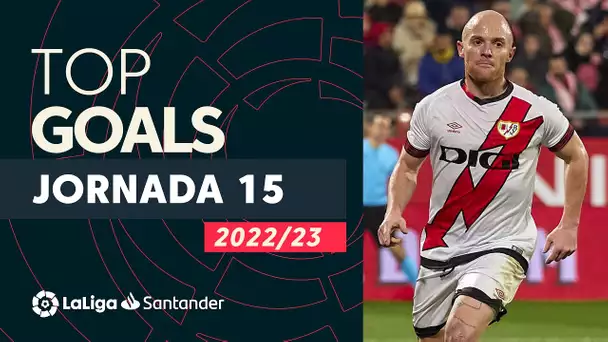LaLiga TOP 5 Goles Jornada 15 LaLiga Santander 2022/2023