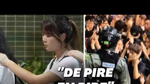 À Hong Kong, les images choquantes des dernières arrestations