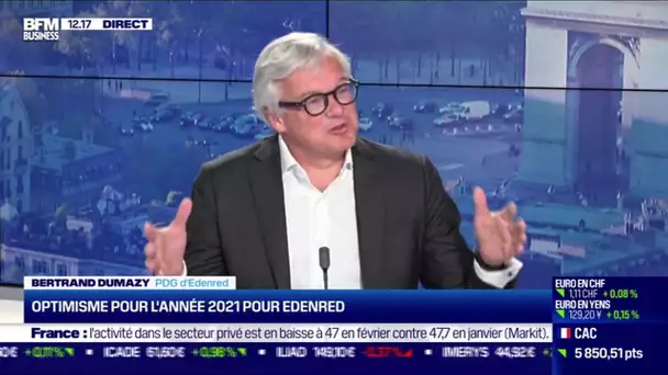 Bertrand Dumazy (Edenred) : Optimisme pour l'année 2021 pour Edenred
