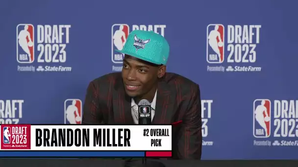 Brandon Miller Full Presser After Being Selected #2 Overall In The 2023 #NBADraft