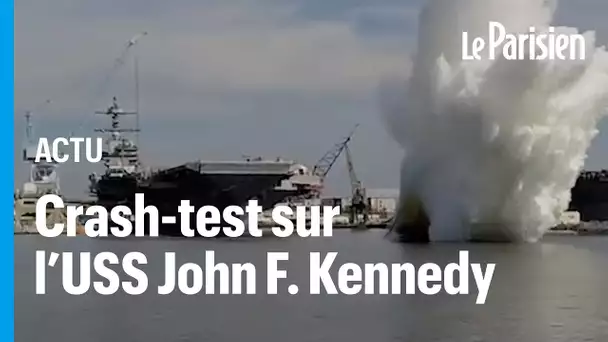 États-Unis : le spectaculaire crash-test de la catapulte de l'USS John F. Kennedy