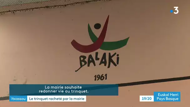 Itxassou : la mairie rachète le trinquet Balaki