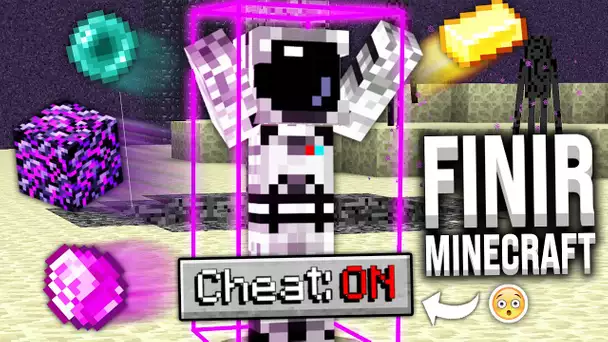 FINIR MINECRAFT... AVEC UN CHEAT ?! (record de vitesse)