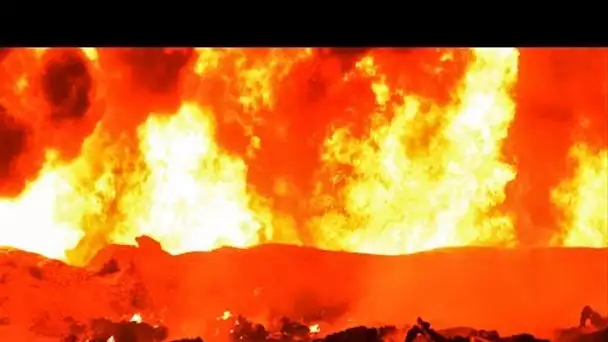 Les images de l'oléoduc en flammes au Mexique