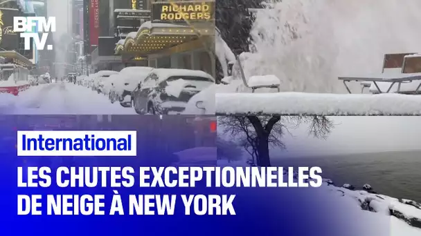 New York paralysée par une tempête de neige exceptionnelle