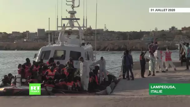 Méditerranée : Lampedusa fait face à un nouvel afflux de migrants africains