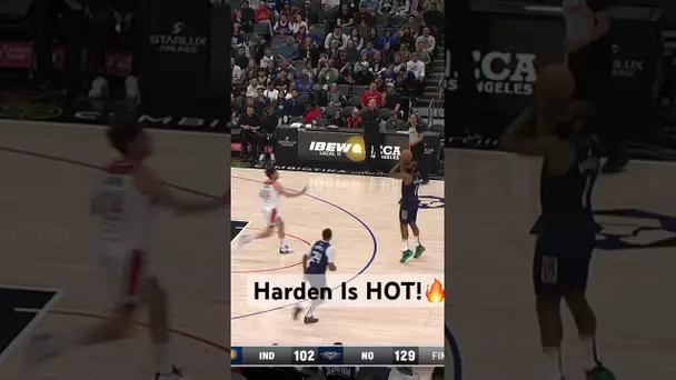 James Harden CAN’T MISS! 4 Three’s! 👀🔥| #Shorts