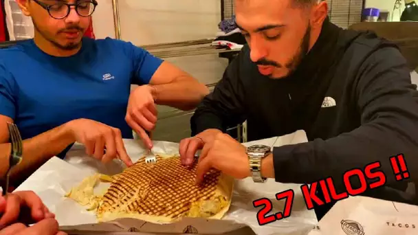 ON S'ATTAQUE AU GIGA TACOS 2KG700 AVEC 5 VIANDES ! ON LE DÉMONTE ...