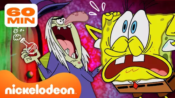 Bob l'éponge | 1 heure de moments les plus étranges de Bob l'éponge ! | Nickelodeon France