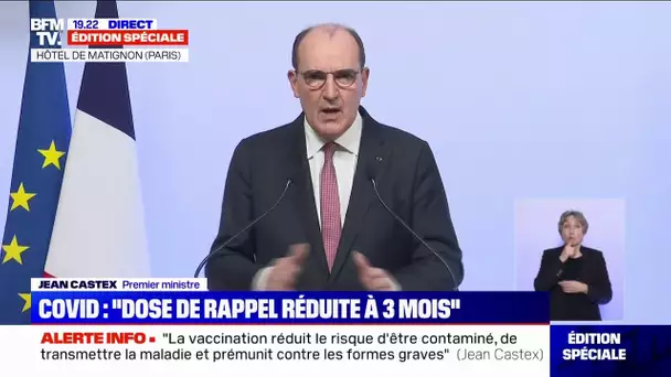 Jean Castex annonce un projet de loi pour "transformer le pass sanitaire en pass vaccinal"