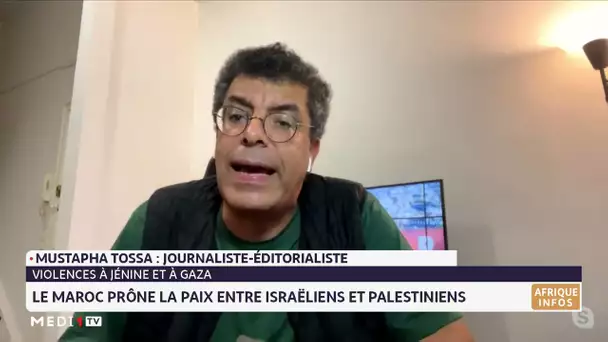Mustapha Tossa: Le Maroc prône la paix entre israéliens et palestiniens