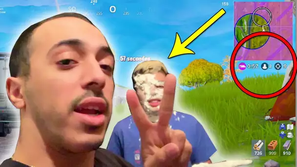 1 KILL SUR FORTNITE = 1 TARTE DE CHANTILLY SUR MOMO !!