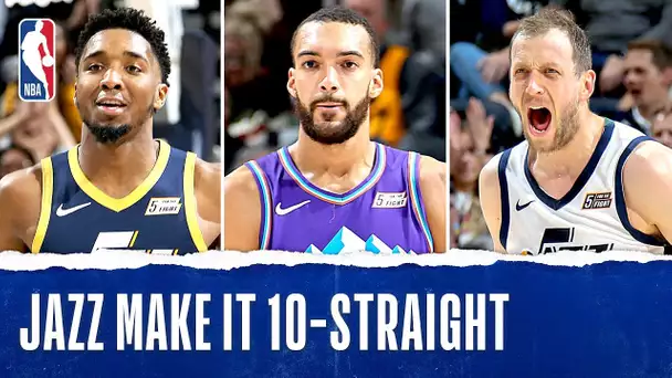 10 STRAIGHT W's For The Jazz!