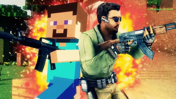 QUAND MINECRAFT RENCONTRE COUNTER-STRIKE !