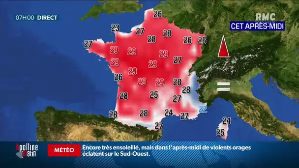 Du beau, et du chaud aujourd'hui ! Découvrez votre météo du mardi 1er juin