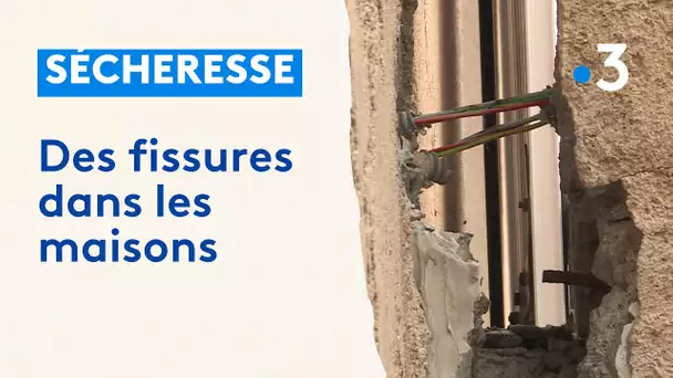 Fissures dans les maisons, les conséquences de la sécheresse dans les Alpes-Maritimes (12.04.23)