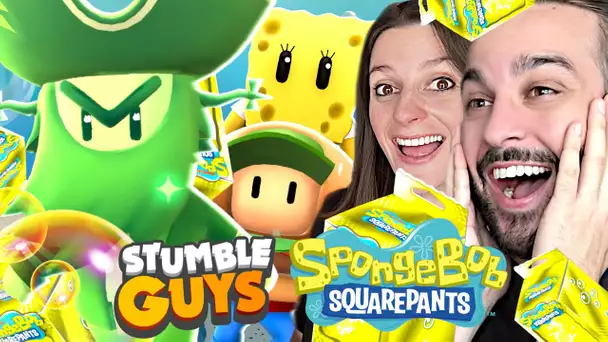 ON OUVRE PLEIN DE BOITE SUR STUMBLE GUYS ! STUMBLE GUYS SPONGEBOB