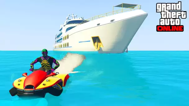 DÉFIS AVEC LE QUAD QUI ROULE SUR L&#039;EAU - GTA 5 ONLINE