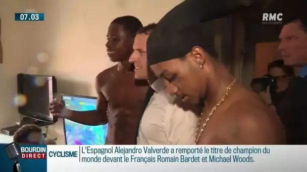 E.Macron assume la photo très commentée prise à Saint Martin