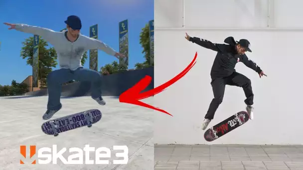 Je réalise vos figures de la réalité dans Skate 3 !!