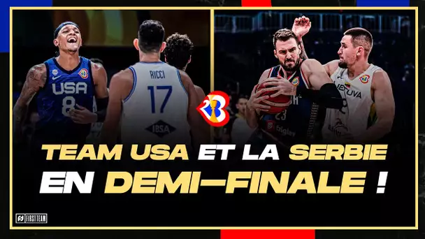 Team USA et la Serbie qualifiés en demi ! Coupe du Monde FIBA 2023