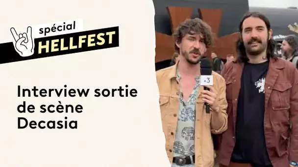 Hellfest 2023. Interview sortie de scène Decasia