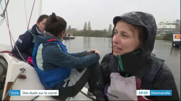 Match racing : championnats de France féminin à Caen