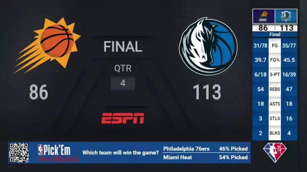 Heat @ 76ers | #NBAPlayoffs presented by Google Pixel on ESPN Live Scoreboard