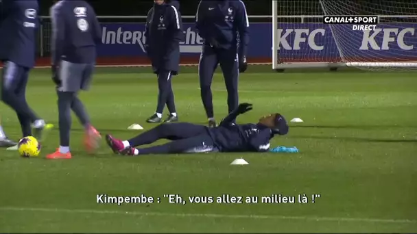 Late Football Club - Séquence rigolote et sous-titrée du Toro des Bleus à l'entraînement