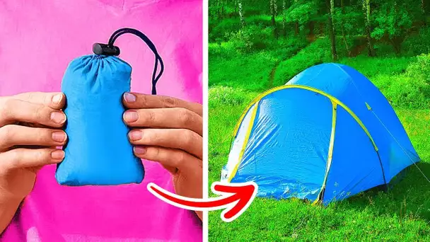 30 GADGETS ET ASTUCES DE CAMPING QUI VONT TE SAUVER DANS N'IMPORTE QUELLE SITUATION