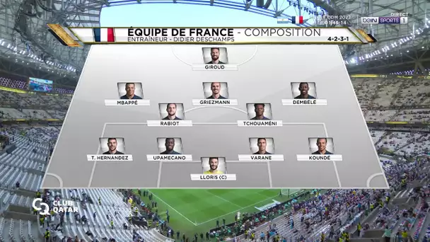 🏆🇫🇷 La composition officielle de l'Equipe de France contre l'Argentine !