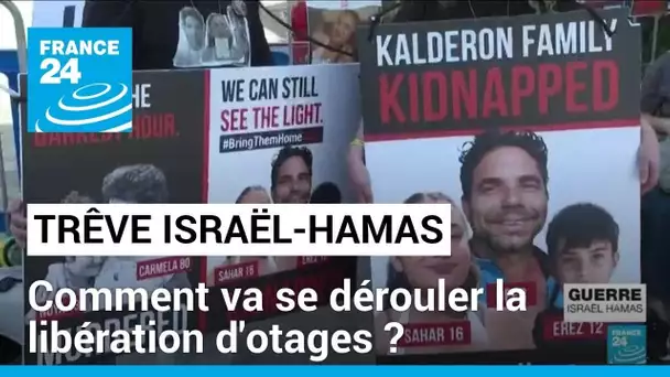 Trêve entre Israël et le Hamas : comment va se dérouler la libération d'otages et de prisonniers ?