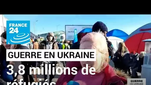 Guerre en Ukraine : 3,8 millions de réfugiés, plus de 2 millions en Pologne • FRANCE 24