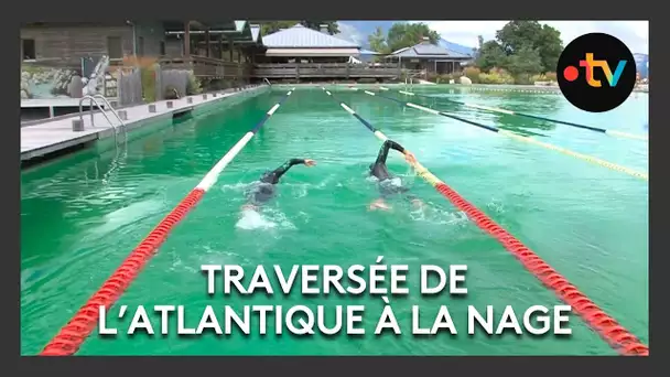 Ils s’entraînent pour la traversée de l’atlantique à la nage, du Cap-Vert à la Guadeloupe