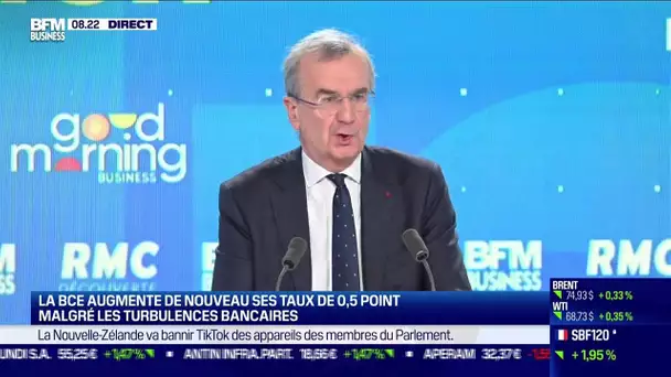 François Villeroy de Galhau (Banque de France) : La BCE augmente de nouveau ses taux de 0.5 point