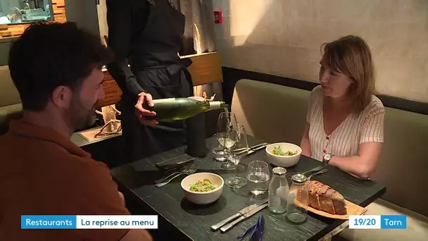 Réouverture des salles de restaurants : premier service à Albi dans le Tarn