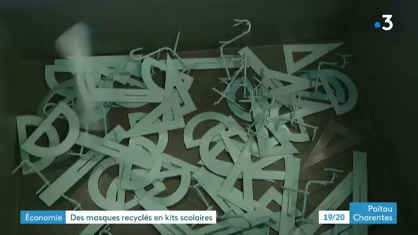 L'entreprise Plaxtil de Châtellerault recycle les masques en objets du quotidien