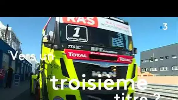 Un tour de piste du circuit d'Albi en camion !